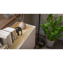 Cama FELLINI komoda 200x40x70 kašmyro + alyvuotas ąžuolo stalviršis Cama FELLINI komoda 200x40x70 kašmyro + alyvuotas ąžuolo stalviršis