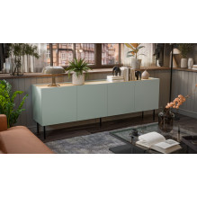 Cama FELLINI chest of drawers 200x40x70 olive + oiled oak top Cama FELLINI chest of drawers 200x40x70 olive + oiled oak top