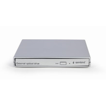 Gembird DVD-USB-021-SV External USB DVD drive, silver Gembird DVD-USB-021-SV External USB DVD drive, silver