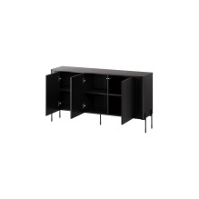 Cama VERA komoda 150x40x80 juoda matinė Cama VERA komoda 150x40x80 juoda matinė