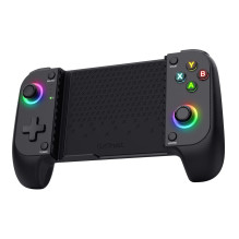 „Trust GXT 735 Mylox“ juodas „Bluetooth“ žaidimų pultas, analoginis / skaitmeninis, skirtas „Android“ ir „iOS“.