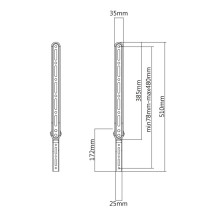 Maclean soundbar mount for TV, max 15kg, MC-912 Maclean soundbar mount for TV, max 15kg, MC-912