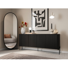 Cama VERA komoda 190x40x80 juoda matinė Cama VERA komoda 190x40x80 juoda matinė
