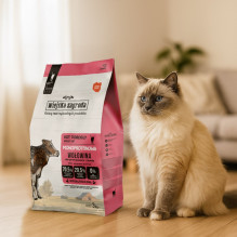 WIEJSKA ZAGRODA Monoprotein Jautiena - sausas kačių maistas - 3kg WIEJSKA ZAGRODA Monoprotein Jautiena - sausas kačių maistas - 3kg