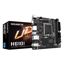 GIGABYTE H610I Motherboard - Supports Intel Core 14th CPUs, 4+1+1 Hybrid Digital VRM, up to 5600MHz DDR5, 1xPCIe 3.0 M.2