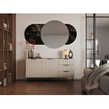 Cama Komoda 1 ALMERA 156x42x75 riešutmedžio / kašmyro spalvos Cama Komoda 1 ALMERA 156x42x75 riešutmedžio / kašmyro spalvos