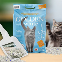 GOLDEN White Hygienic - bentonito kraikas - 14 kg GOLDEN White Hygienic - bentonito kraikas - 14 kg