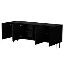 Cama LUCCA 4D komoda, 200x40x80, juoda