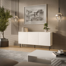Cama LUCCA 3D komoda 165x40x80 balta Cama LUCCA 3D komoda 165x40x80 balta