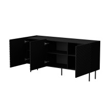 Cama LUCCA 3D komoda 165x40x80 juoda Cama LUCCA 3D komoda 165x40x80 juoda