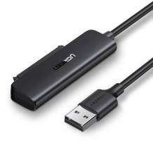 „Ugreen“ adapteris, skirtas 2,5 colio SATA III 3.0 HDD SSD diskui – USB 3.2 Gen 1 (USB 5 Gbps), juodas (70609 CM321)