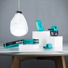 „NexTool NE20005“ įkraunamas 170 lm žibintuvėlis ant galvos, mėlynas „NexTool NE20005“ įkraunamas 170 lm žibintuvėlis ant galvos, mėlynas