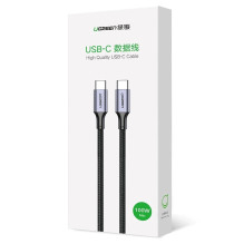 Ugreen US316 70428 USB-C to USB-C PD QC FCP 100W 5A 480Mb / s 3m Cable - Grey