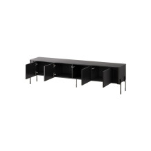 Cama VERA TV cabinet 190x40x50 matt black Cama VERA TV cabinet 190x40x50 matt black
