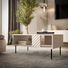 Cama LUCCA suolas / stalas 100x55x46 kašmyro spalvos