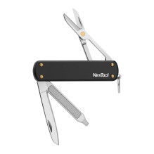 NexTool Mini kišeninis peilis NE0141 4 viename, juodas NexTool Mini kišeninis peilis NE0141 4 viename, juodas