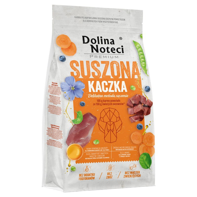 DOLINA NOTECI Premium Dried Duck - sausas šunų maistas - 9 kg