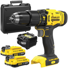 STANLEY SFMCD711D2K 2X2Ah akumuliatorinis gręžtuvas / suktuvas