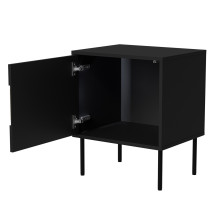 Cama INSERTO bedside cabinet, 2 pcs, 50x40x61.5 cm, black + LED Cama INSERTO bedside cabinet, 2 pcs, 50x40x61.5 cm, black + LED