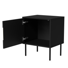 Cama INSERTO naktiniai staleliai, 2 vnt., 50x40x61,5 cm, juodi + LED Cama INSERTO naktiniai staleliai, 2 vnt., 50x40x61,5 cm, juodi + LED