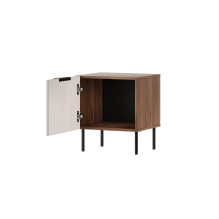 Cama Bedside cabinet, 2 pcs. ALMERA 50x42x44 walnut / cashmere