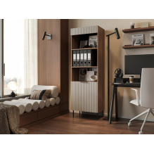 Cama 3 ALMERA bookcase 60x42x185 walnut / cashmere Cama 3 ALMERA bookcase 60x42x185 walnut / cashmere