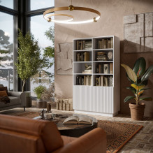 Cama LIVERTI bookcase 100x42x171 white