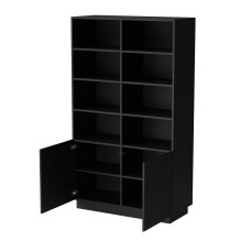 Cama LIVERTI shelving unit 100x42x171 black Cama LIVERTI shelving unit 100x42x171 black