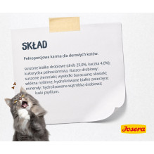 Josera Catelux sausas kačių maistas suaugusioms antims ir paukštienai 2 kg Josera Catelux sausas kačių maistas suaugusioms antims ir paukštienai 2 kg
