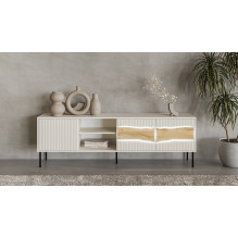 Cama INSERTO 3D1W TV spintelė 190x40x61.5 kašmyro + LED