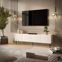 Cama LUCCA 4D TV spintelė 200x40x59 kašmyro spalvos Cama LUCCA 4D TV spintelė 200x40x59 kašmyro spalvos