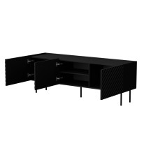 Cama LUCCA 3D TV spintelė 165x40x59 juoda