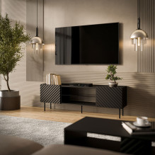 Cama EF LUCCA TV spintelė 180x40x59 juoda