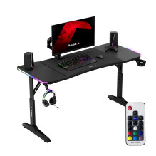 Huzaro Hero 3.6 RGB juodas žaidimų stalas Huzaro Hero 3.6 RGB juodas žaidimų stalas