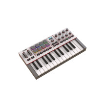 AKAI MPK Mini MK4 - MIDI valdiklis / valdymo klaviatūra, balta