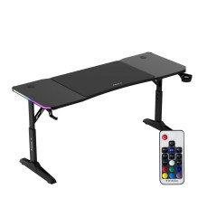 Huzaro Hero 4.6 RGB juodas žaidimų stalas