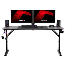 Huzaro Hero 4.6 RGB juodas žaidimų stalas