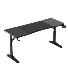 Huzaro Hero 4.6 RGB juodas žaidimų stalas
