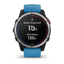 „Garmin quatix 7“ 3,3 cm (1,3 colio) MIP 47 mm Skaitmeninis 260 x 260 pikselių Jutiklinis ekranas Mėlynas „Wi-Fi“ GPS (p