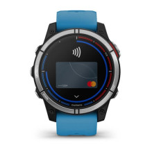 „Garmin quatix 7“ 3,3 cm (1,3 colio) MIP 47 mm Skaitmeninis 260 x 260 pikselių Jutiklinis ekranas Mėlynas „Wi-Fi“ GPS (p