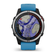 „Garmin quatix 7“ 3,3 cm (1,3 colio) MIP 47 mm Skaitmeninis 260 x 260 pikselių Jutiklinis ekranas Mėlynas „Wi-Fi“ GPS (p
