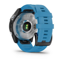 Garmin quatix 7 3.3 cm (1.3") MIP 47 mm Digital 260 x 260 pixels Touchscreen Blue Wi-Fi GPS (satellite)
