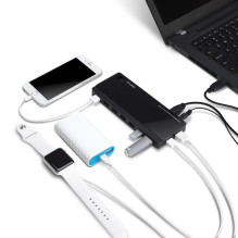 TP-Link UH720 USB 3.2 Gen 1 (3.1 Gen 1) Micro-B 5000 Mbit / s Black