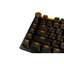 „Be Quiet!“ – šviesą fiksuojanti tyli lytėjimo klaviatūra, JAV, ANSI, žaidimų klaviatūra, USB, QWERTY, JAV anglų, juoda.