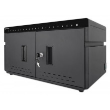 Manhattan iPad to 11" 20-bay Charging Cabinet Desktop via USB-C, Also other tablets and smartphones (with device to