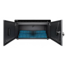 Manhattan iPad to 11" 20-bay Charging Cabinet Desktop via USB-C, Also other tablets and smartphones (with device to