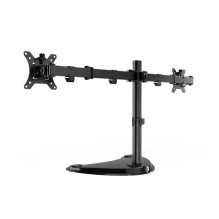 Gembird MS-D2ST-02 monitoriaus stalo stovas (pasukamas, pakreipiamas, pasukamas), 13'-32', juodas Gembird MS-D2ST-02 monitoriaus stalo stovas (pasukamas, pakreipiamas, pasukamas), 13'-32', juodas