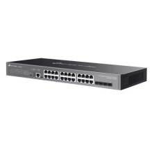 TP-Link Omada SG5428X tinklo komutatorius Valdomas L3 gigabito eternetas (10 / 100 / 1000) juodas