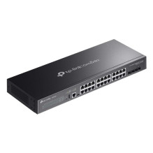 TP-Link Omada SG5428X tinklo komutatorius Valdomas L3 gigabito eternetas (10 / 100 / 1000) juodas