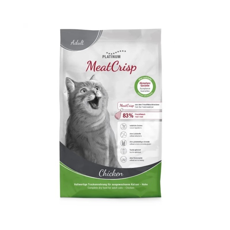 PLATINUM MeatCrisp Adult Chicken - dry cat food - 1,5kg